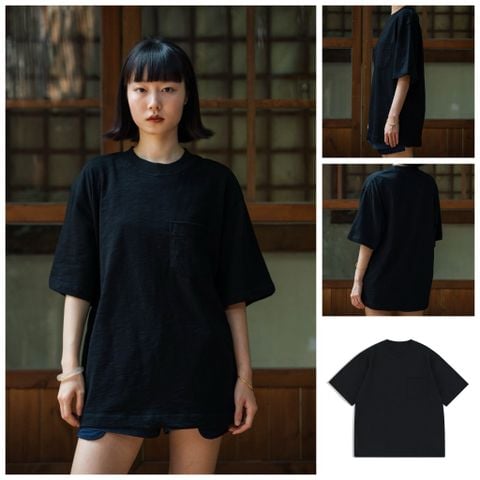 FG®️| ÁO THUN CỔ TRÒN TAY LỠ DÁNG RỘNG VẢI TRE OVERSIZE UNISEX FG L010