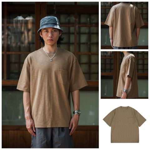 FG®️| ÁO THUN CỔ TRÒN TAY LỠ DÁNG RỘNG VẢI TRE OVERSIZE UNISEX FG L010