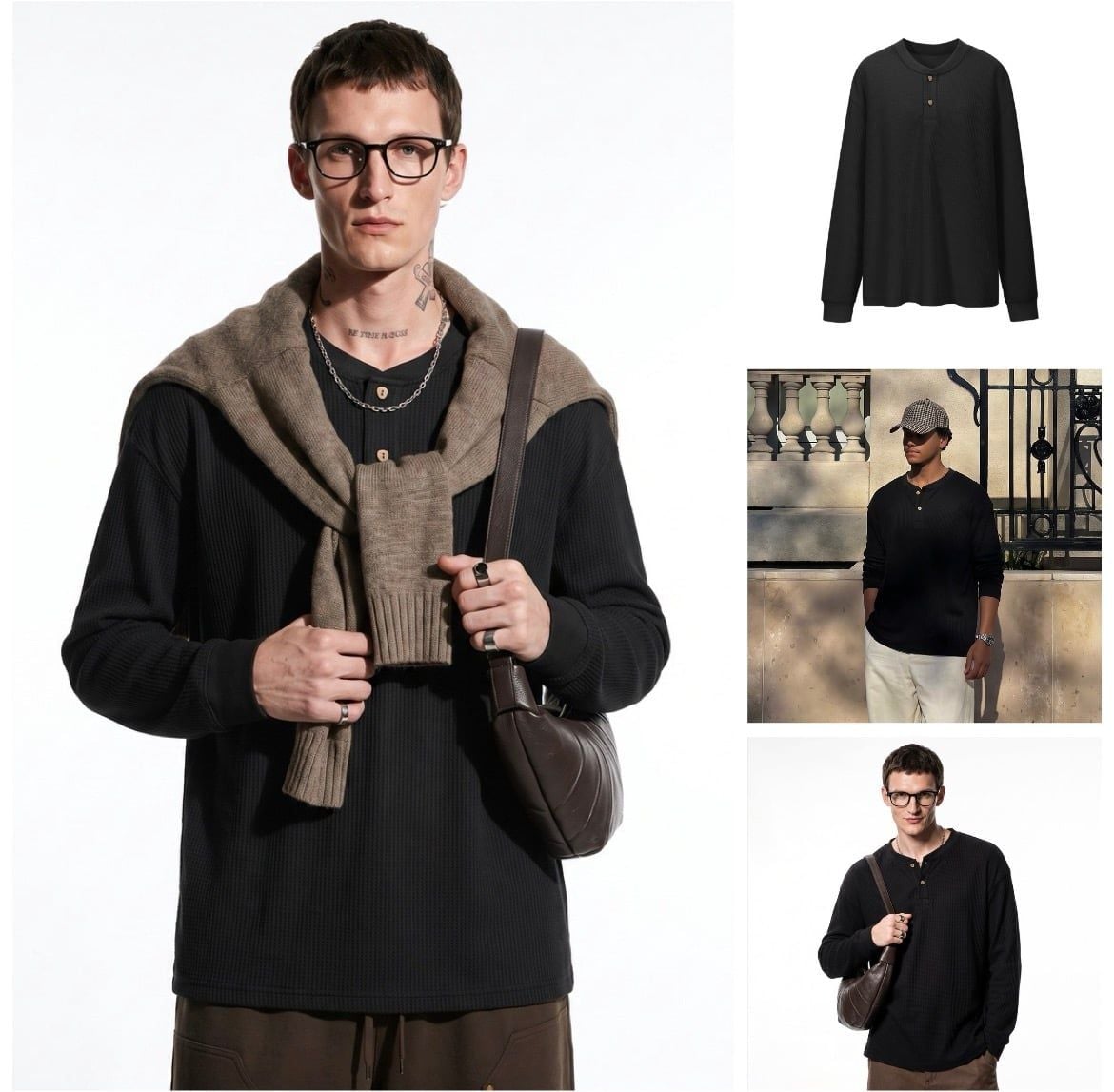 INF®️| ÁO THUN DÀI TAY BASIC COTTON UNISEX INF 3488