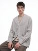 INF®️| ÁO SƠ MI DÀI TAY CỔ HỞ VẢI LANH COTTON UNISEX INF 7142