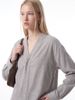 INF®️| ÁO SƠ MI DÀI TAY CỔ HỞ VẢI LANH COTTON UNISEX INF 7142