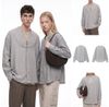 INF®️| ÁO SƠ MI DÀI TAY CỔ HỞ VẢI LANH COTTON UNISEX INF 7142