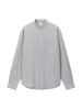 INF®️| ÁO SƠ MI DÀI TAY VẢI LANH COTTON CỔ ĐỨNG UNISEX INF 7140
