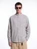 INF®️| ÁO SƠ MI DÀI TAY VẢI LANH COTTON CỔ ĐỨNG UNISEX INF 7140