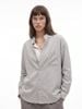 INF®️| ÁO SƠ MI DÀI TAY VẢI LANH COTTON CỔ ĐỨNG UNISEX INF 7140