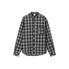 INF®️| ÁO SƠ MI KẺ SỌC DÀI TAY CỔ TÀU COTTON UNISEX INF 7144