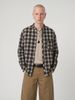 INF®️| ÁO SƠ MI KẺ SỌC DÀI TAY CỔ TÀU COTTON UNISEX INF 7144