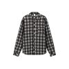 INF®️| ÁO SƠ MI KẺ SỌC DÀI TAY CỔ ĐỨNG COTTON UNISEX INF 7143