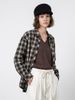 INF®️| ÁO SƠ MI KẺ SỌC DÀI TAY CỔ ĐỨNG COTTON UNISEX INF 7143