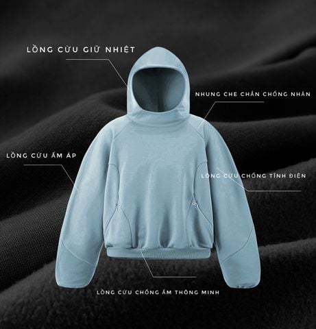 INF®️| BỘ ĐỒ ÁO NỈ NHUNG HOODIE BOXY VỎ TRỨNG VS QUẦN NỈ ỐNG RỘNG UNISEX INF 4481/13503