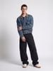 INF®️|QUẦN VẢI THÔ ỐNG RỘNG VẨY MỰC RETRO BASIC UNISEX INF 13682