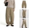 INF®️|QUẦN VẢI THÔ ỐNG RỘNG VẨY MỰC RETRO BASIC UNISEX INF 13682