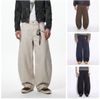 INF®️|QUẦN VẢI THÔ ĐÃ GIẶT TÚI LỚN RETRO BASIC UNISEX INF 13664