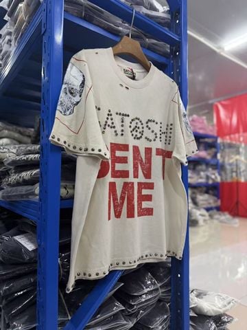 FK®️| ÁO THUN NGẮN TAY CỔ TRÒN COTTON IN HÌNH KTS LÀM RÁCH ĐÍNH ĐÁ SN2017