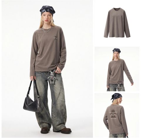 INF®️| ÁO THUN DÀI TAY IN HÌNH COTTON UNISEX INF 3514