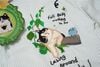 WES®️| ÁO SƠ MI DÀI TAY THÊU HỌA TIẾT HOẠT HÌNH UNISEX 5285