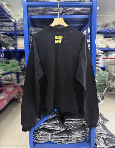 FK®️| ÁO LONG TEE WASH DÀI TAY COTTON IN KTS RÁCH UNISEX ST768