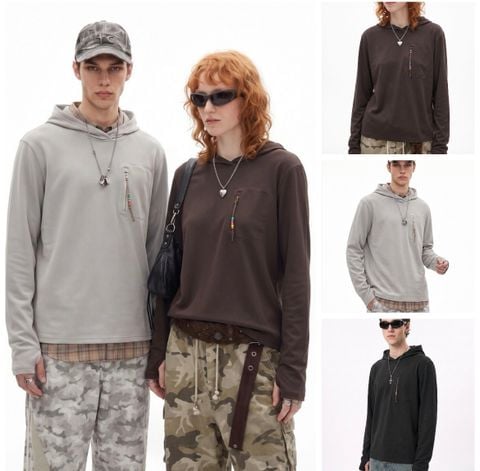 INF®️| ÁO KHOÁC NỈ HOODIE TRÙM ĐẦU KHÔ NHANH BASIC UNISEX INF 4613