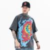 FG®️| ÁO THUN CỔ TRÒN NGẮN TAY IN HÌNH SẮC MÀU OVERSIZE FG F319