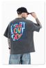 FG®️| ÁO THUN CỔ TRÒN NGẮN TAY IN HÌNH SẮC MÀU OVERSIZE FG F319