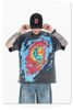 FG®️| ÁO THUN CỔ TRÒN NGẮN TAY IN HÌNH SẮC MÀU OVERSIZE FG F319