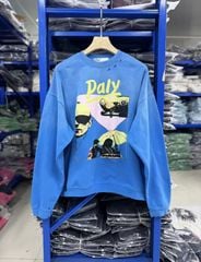 FK®️| ÁO SWEATER NỈ WASH IN KTS LÀM RÁCH UNISEX INF PH6020