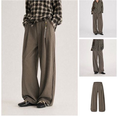 INF®️|QUẦN VẢI THỤNG RỘNG BASIC UNISEX INF 13706