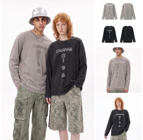 INF®️| ÁO THUN DÀI TAY IN HÌNH COTTON UNISEX INF 3533
