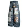 QUẦN JEANS THÊU HỌA TIẾT HOẠT HÌNH UNISEX J780