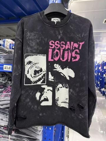 FK®️| ÁO LONG TEE WASH DÀI TAY COTTON IN KTS RÁCH UNISEX ST750