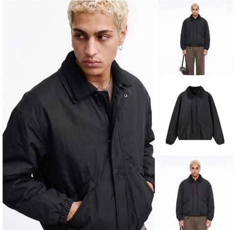 INF®️| ÁO KHOÁC KHOÁ KÉO VE ÁO CỔ ĐIỂN UNISEX INF 5666