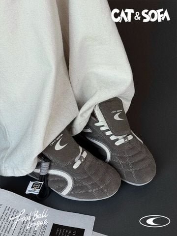 CATSOFA ™️| GIÀY SNEAKER FOOTBALL DARK GREY UNISEX CAT&SOFA CS25011