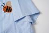 WES®️| ÁO SƠ MI NGẮN TAY THÊU HỌA TIẾT HOẠT HÌNH UNISEX 5270