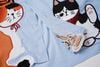 WES®️| ÁO SƠ MI NGẮN TAY THÊU HỌA TIẾT HOẠT HÌNH UNISEX 5270