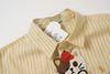 WES®️| ÁO SƠ MI NGẮN TAY THÊU HỌA TIẾT HOẠT HÌNH UNISEX T2NG03