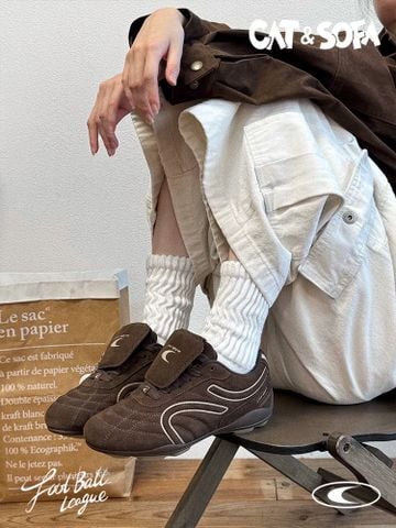 CATSOFA ™️| GIÀY SNEAKER FOOTBALL COFFEE UNISEX CAT&SOFA CS25011
