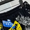 FK®️| QUẦN NGẮN  CHẤT NỈ WASH GRAFFITI FK SH01