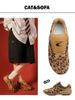 CATSOFA ™️| GIÀY SNEAKER FOOTBALL HỌA TIẾT LEOPARD UNISEX CAT&SOFA CS25011