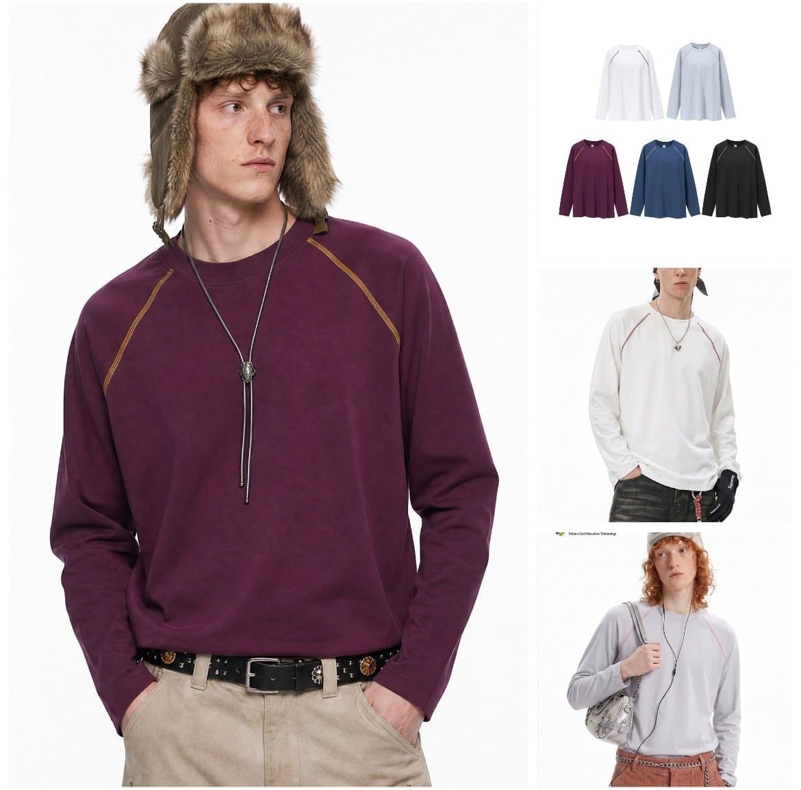 INF®️| ÁO THUN DÀI TAY BASIC COTTON UNISEX INF 3536