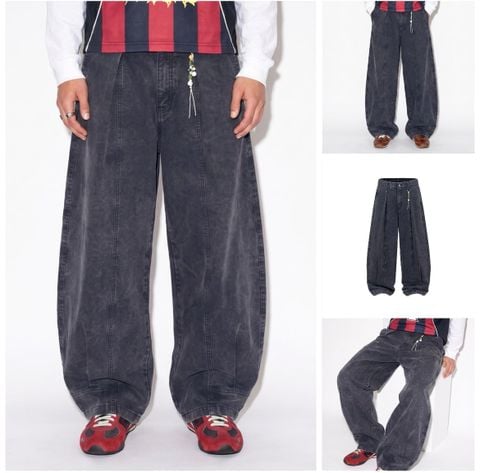 INF®️|QUẦN VẢI THÔ ĐÃ GIẶT BASIC UNISEX INF 13683