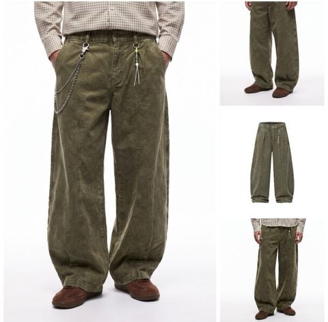 INF®️|QUẦN VẢI THÔ ĐÃ GIẶT BASIC UNISEX INF 13683