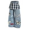 QUẦN JEANS THÊU HỌA TIẾT HOẠT HÌNH UNISEX J780