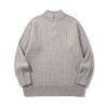 INF®️| ÁO LEN CỔ ĐỨNG CÓ KHOÁ KÉO DỆT KIM UNISEX INF 10262