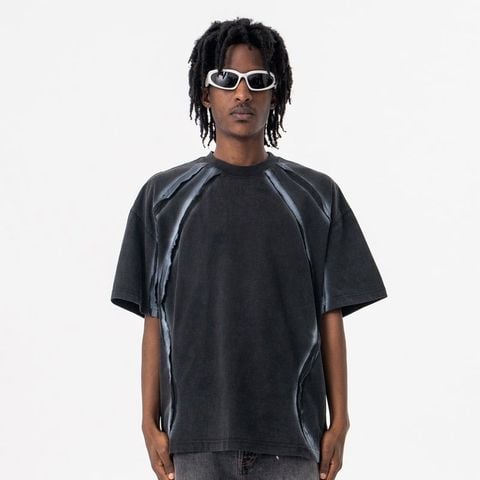 FG®️| ÁO THUN CỔ TRÒN NGẮN TAY WASH CÁCH ĐIỆU OVERSIZE FG F317