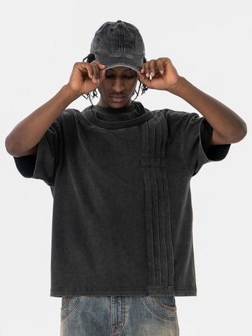 FG®️| ÁO THUN CỔ TRÒN NGẮN TAY WASH CÁCH ĐIỆU FG F481