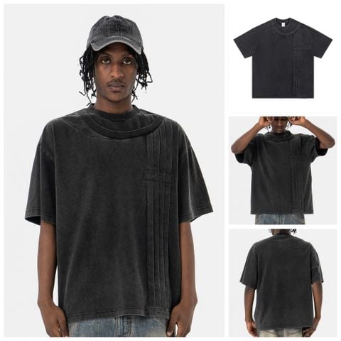 FG®️| ÁO THUN CỔ TRÒN NGẮN TAY WASH CÁCH ĐIỆU FG F481