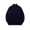 INF®️| ÁO LEN CỔ ĐỨNG KHOÁ KÉO DỆT KIM UNISEX INF 10252