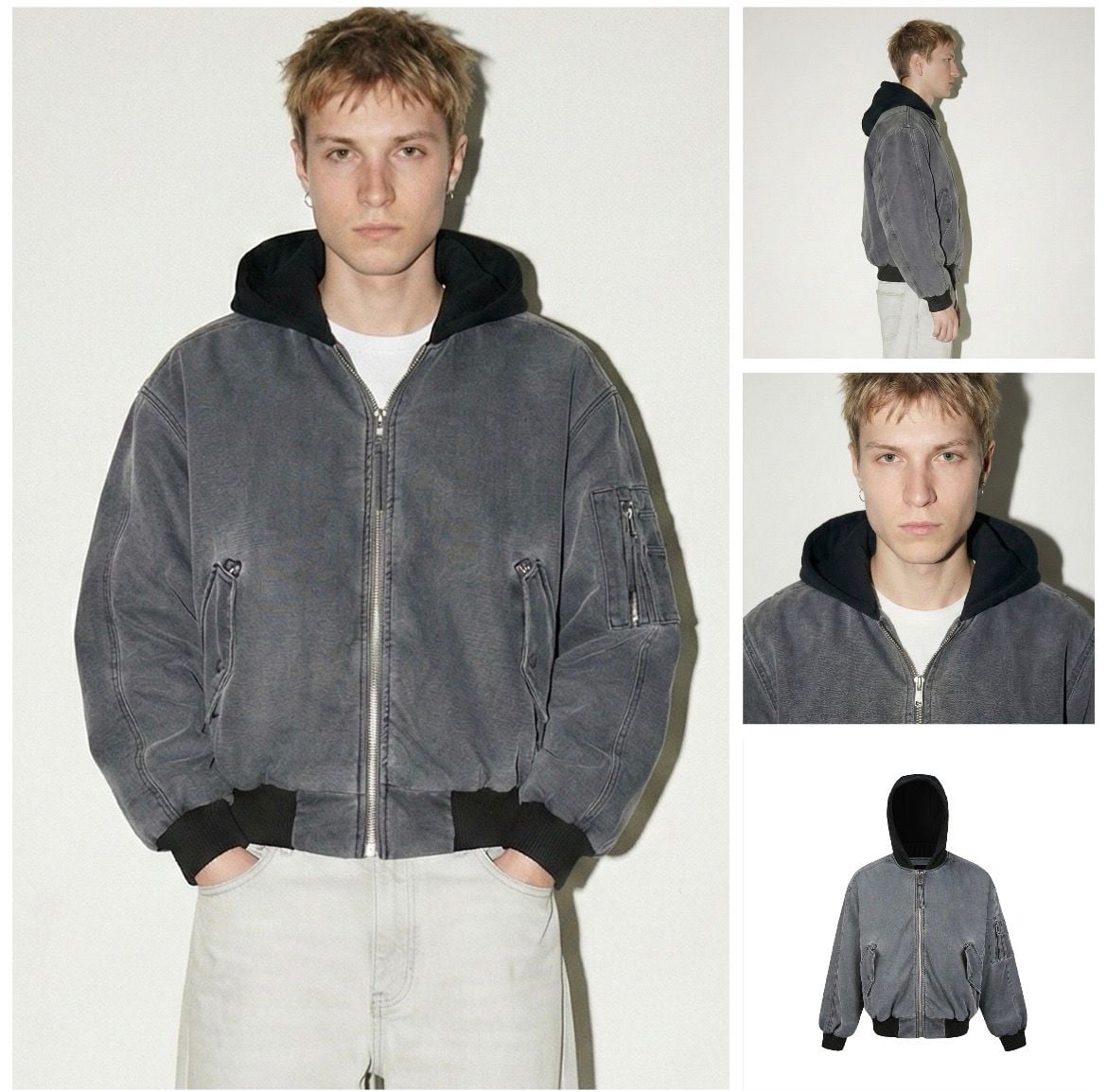 MADEEXTREME®️| ÁO KHOÁC DÁNG RỘNG, DÀY DẶN, ẤP ÁP CÓ MŨ TRÙM, PHỐI CỔ ĐIỂN UNISEX MADE DW1657