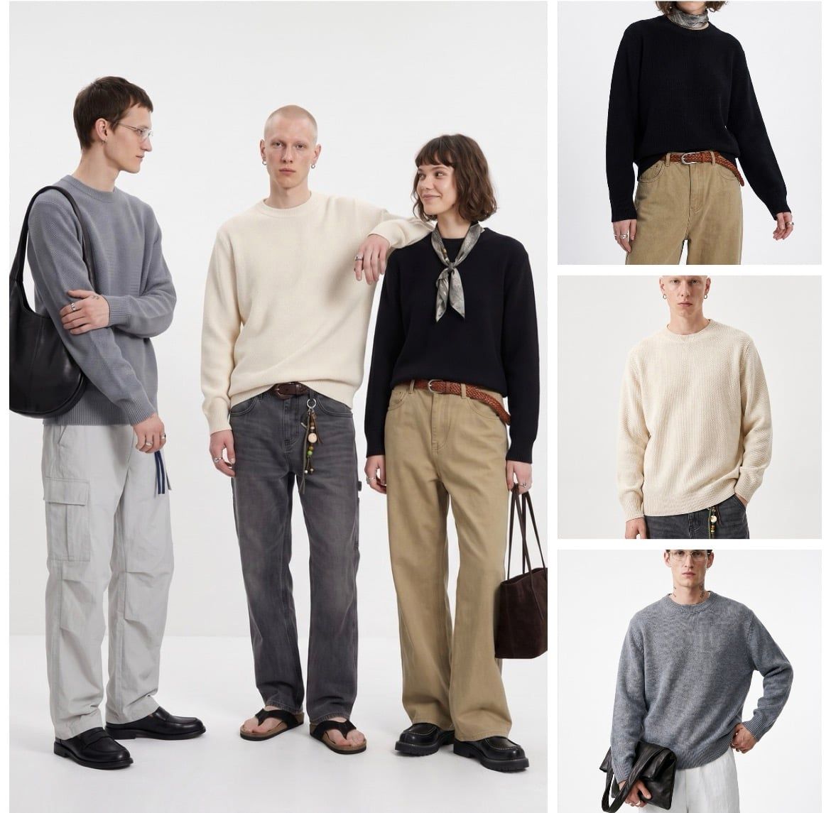 INF®️| ÁO LEN CỔ TRÒN WASH LÀM CŨ UNISEX INF 10251