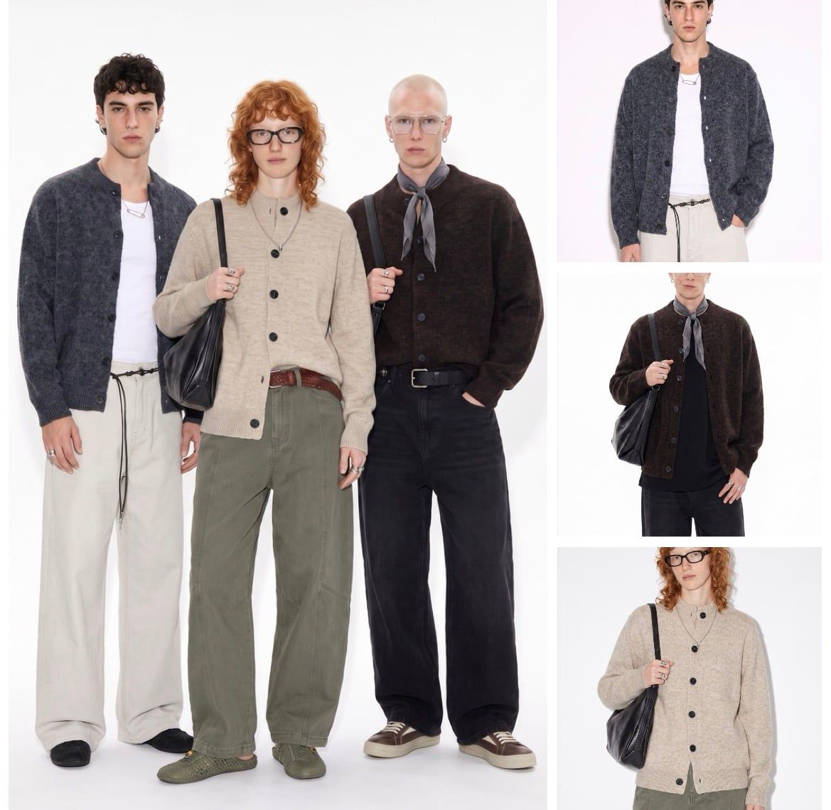 INF®️| ÁO LEN CARDIGAN OLD MONEY DỆT KIM BASIC UNISEX INF 10250
